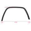 G-PLUS Front Right Fender Flare Fender Trim Compatible with Jeep Grand Cherokee 2011-2016 Wheel Opening Molding Arch Trim Black