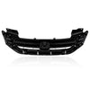 G-PLUS Front Bumper Upper Hood Grille Compatible with Honda Accord Sedan 2013 2014 2015 Replacement Black & Chrome Grill 71121T2FA01, HO1200214