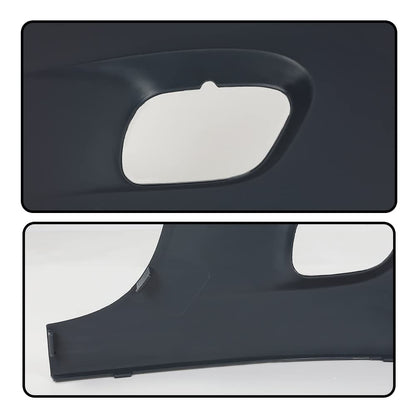 G-PLUS Left Bumper End Reinforcement with Fog Light Hole Compatible with 2008-2016 Freightliner Cascadia Left Driver Side Bumper Cover Reinforcement