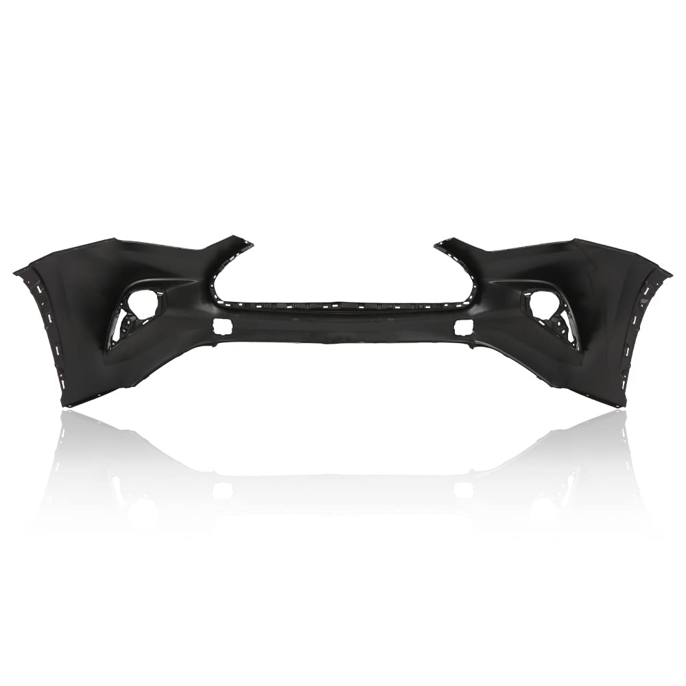 G-PLUS Front Bumper Cover, Compatible with Toyota Highlander 2020 2021 2022 Fit L, LE & XLE Models WITHOUT Park Assist ONLY TO1000462 521190E950