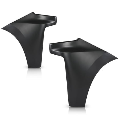 G-PLUS Front Bumper End Cap Extension Trim Pair Compatible with Chevy Silverado 1500 2019-2022 Replacement for GM1016110, GM1017110