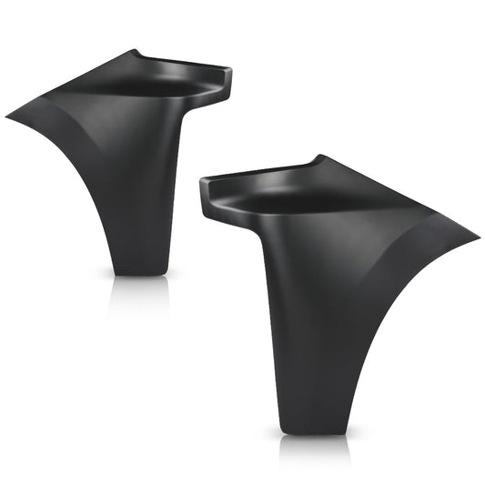 G-PLUS Front Bumper End Cap Extension Trim Pair Compatible with Chevy Silverado 1500 2019-2022 Replacement for GM1016110, GM1017110
