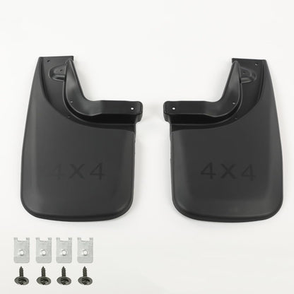 G-PLUS Rear Splash Guards Heavy Duty Molded Mud Flaps Compatible with 2005 2006 2007 2008 2009 2010 2011 2012 2013 2014 2015 Toyota Tacoma,Splash Guards Mudguard 2PCS (Rear Molded Mud Flaps)