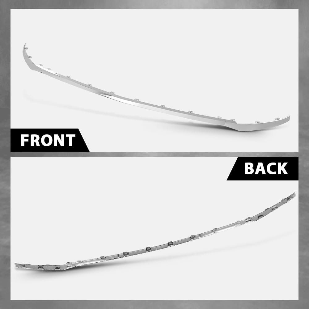 G-PLUS Front Bumper Chrome Tirm Moulding Set 3Pcs Compatible with Benz GLC W253 GLC300 GLC250 GLC43 AMG 2016-2019 2538852700