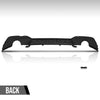 G-PLUS Rear Diffuser Compatible with BMW G20 3 Series 330i 2019 2020 with M Sport Bumper Models Only Not Fit M340i Models Glossy Black