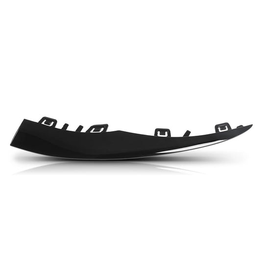 G-PLUS Front Left Outer Bumper Trim Compatible with Benz C300 2019-2023 For Models With AMG Styling 2058858902, MB1046160 Glossy Black