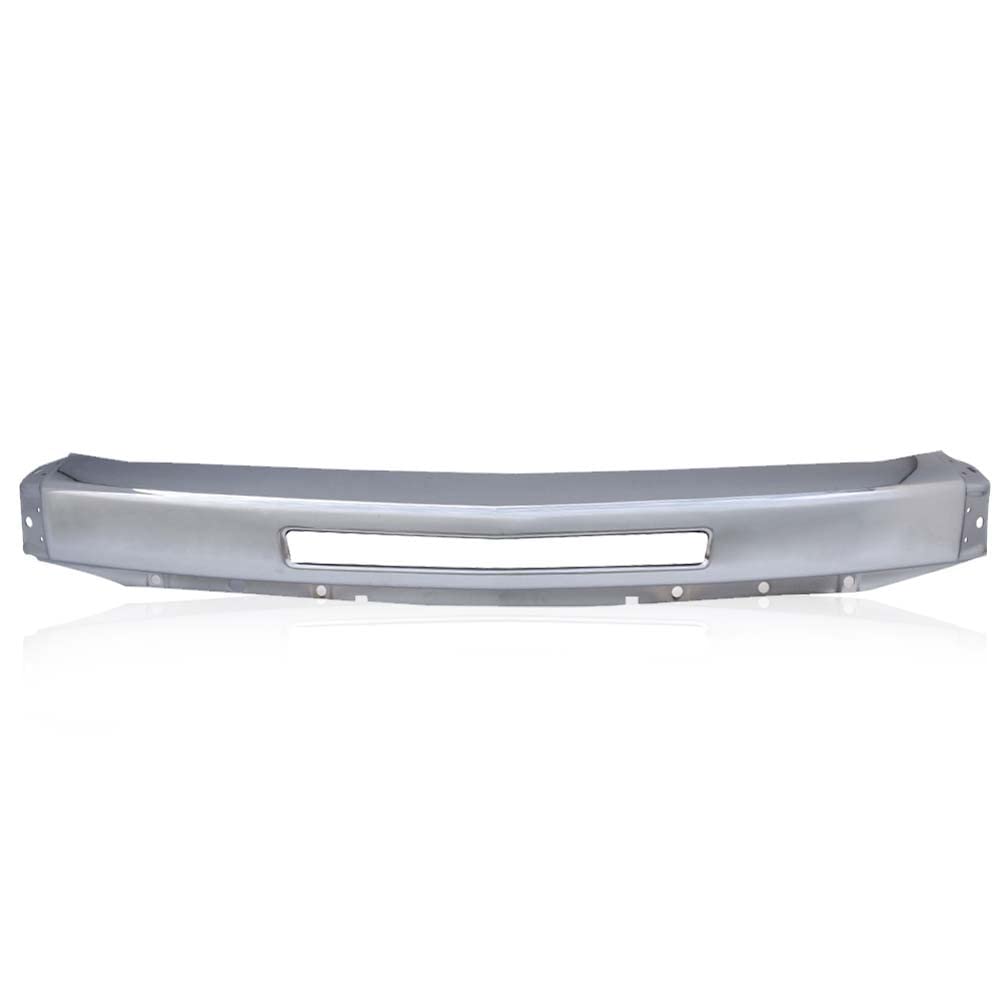 G-PLUS Front Bumper Cover Impact Face Bar Compatible with Chevy Silverado 1500 2007-2013, Fit Chevy Silverado 2500 3500 Pickup 2007-2010 w/Air Intake Hole, GM1002831, Silver