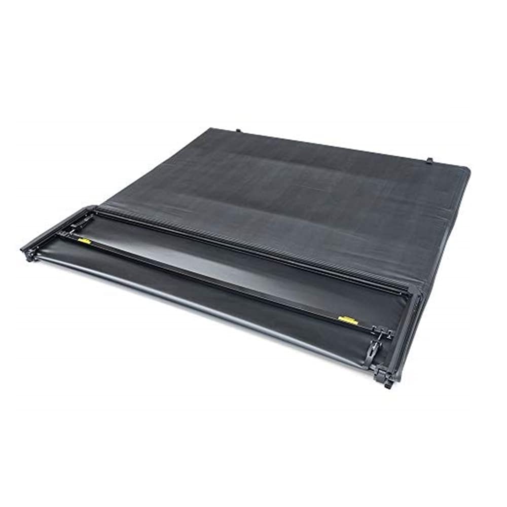 G-PLUS T4 Four-Fold Soft 6.5Ft Truck Tonneau Cover Replacement for 2005-2011 Dodge Dakota Quad Cab | 80" Standard Short Bed | Not for Flareside & Stepside Style Model
