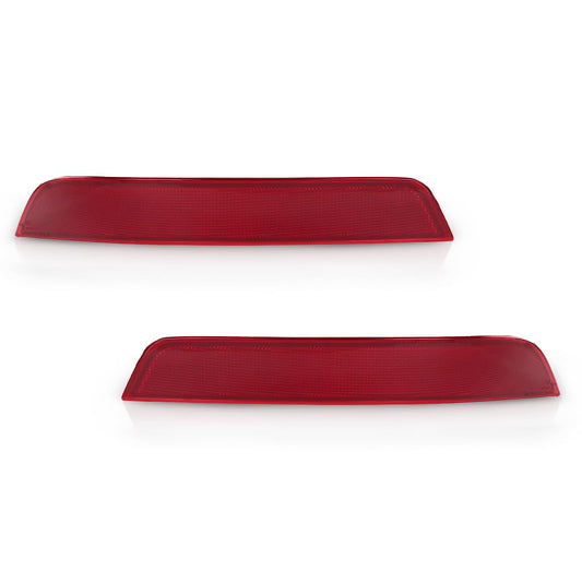 G-PLUS Pair Rear Bumper Reflector Light, Compatible with Benz GL-Class X164 GL350 GL450 GL550 2010-2012, Left & Right Side 2PCS, 1648200974, 1648201074