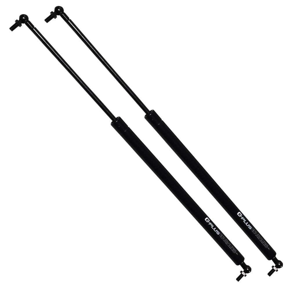 G-PLUS Gas Hood Struts Compatible with Chevy Trailblazer 2003-2006,Fit Chevy Trailblazer EXT 2002-2006,Fit GMC Envoy Gas Shock Lift Supports Pack Black