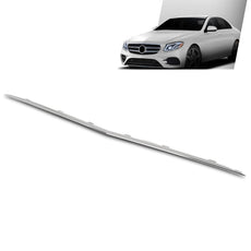 G-PLUS Grille Trim Center for Benz E300 E400 E450 4Matic Sedan Wagon 2017-2020 Side View