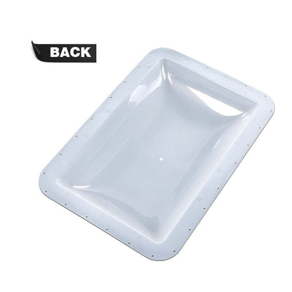 G-PLUS Skylight Cover Exterior Semi-Transparent Camper Skylight Compatible with Most models 17.5" X 26.75" Plastic Cover