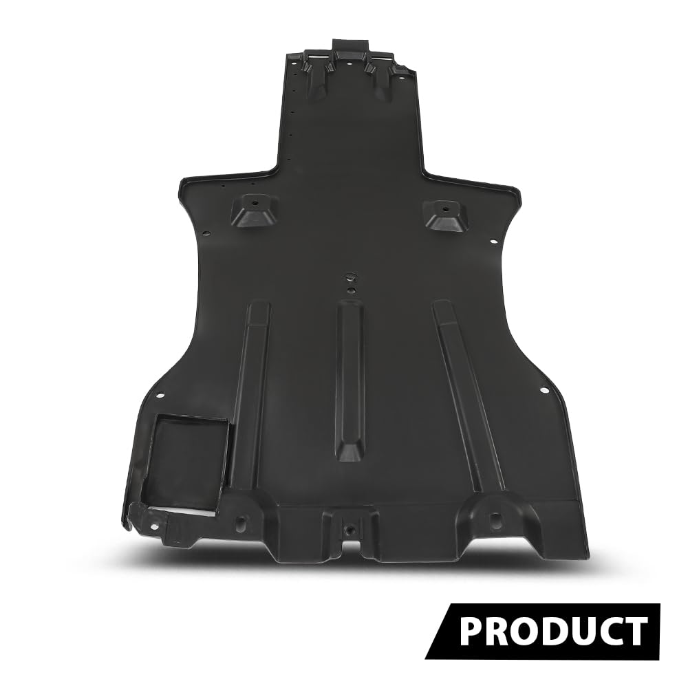 G-PLUS Rear Engine Undercover Splash Shield Baffle Guard W/O Pad, Compatible with Porsche Cayenne 2011-2018, 958-504-231-00, 95850423100, 958 504 231 00