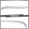 G-PLUS Rear Lower Bumper Face Bar Trim Molding Step Pad Fit Benz E300 E550 4Matic Sedan 2014-2016 Fit Benz E350 4Matic Sedan/Wagon 2014-2016 2128854321, MB1144126 Silver