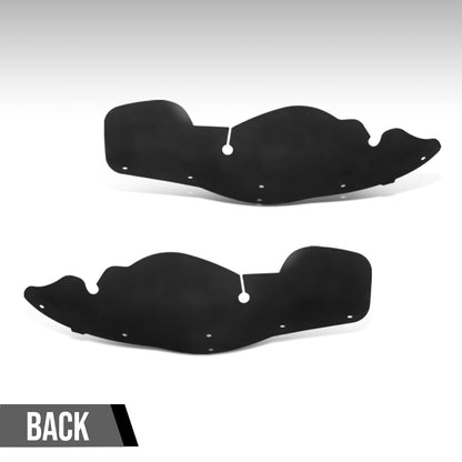 G-PLUS Engine Well Frame Fender Splash Shields Shield w/Clips Compatible with Ford Ranger 1998-2006 Black