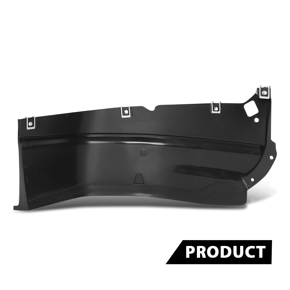 G-PLUS Fender Liner Front Passenger Right Side Compatible with Audi Q3 & Q3 Quattro 2015-2018 8U0853888D, AU1249139 Black