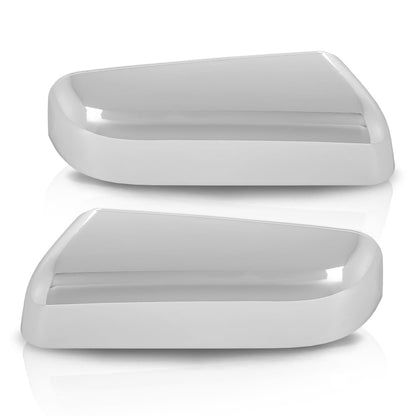 G-PLUS Mirror Covers Left & Right 2pcs Silver Compatible with Ford F150 2009-2014 9L3Z17D743CA, 9L3Z17D742CA