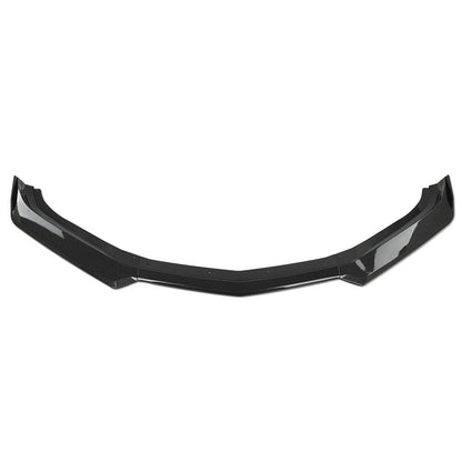 G-PLUS Front Bumper Lip Splitter 1LE Style Compatible with Chevy Camaro LT/LS/RS/SS Models 2016-2023 (Will Not Fit ZL1 Bumper Models) Textured Carbon Fiber Black