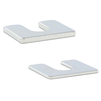 G-PLUS Fender Alignment Shims- 1/16" & 1/8" Thick- 3/8" Slot- 24 shims- #397T Compatible with GM Body