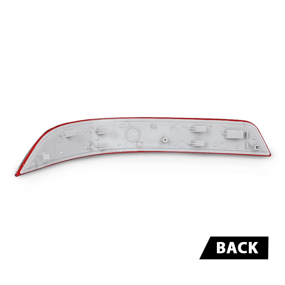 G-PLUS Rear Left Bumper Reflector Light, Compatible with Benz GL-Class X164 GL350 GL450 GL550 2010-2012, 1648201074, 164 820 10 74