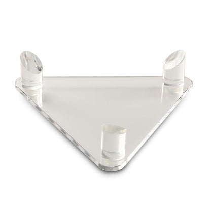 G-PLUS Tripod Acrylic Display Ball Stand Clear for Basketball Football Soccer Bowling, 3 Peg Holder