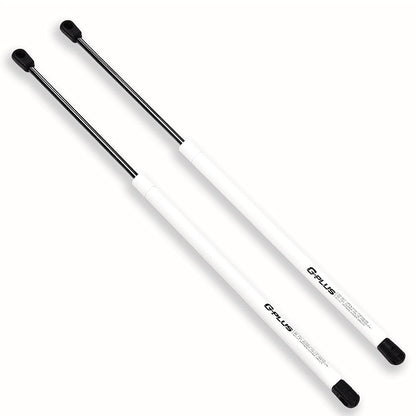 【Multi-Colored】 G-PLUS Rear Window Glass Gas Hood Struts Compatible with GMC Envoy Trailblazer 2002-2008 Gas Shock Lift Supports 4576-2 Pack (Matt White)