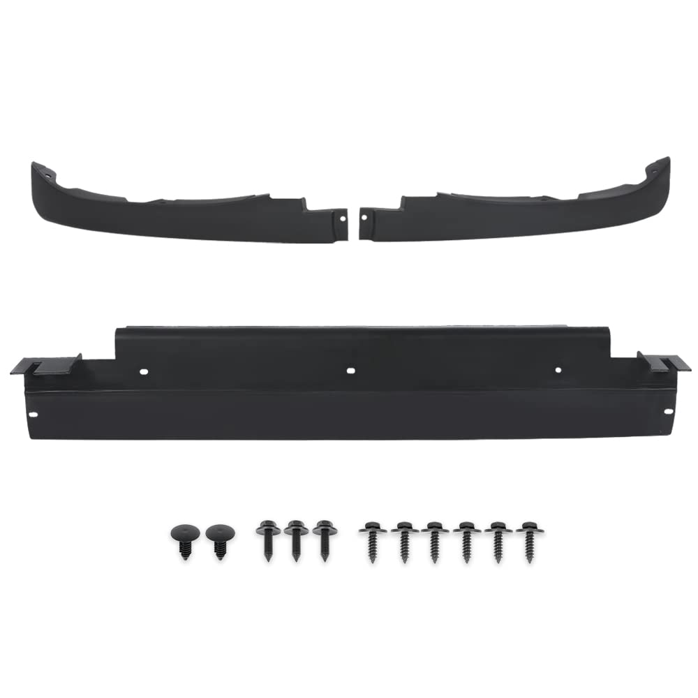 G-PLUS Front Air Dam Spoiler Complete Kit with Mount Hardware Compatible with 2005-2013 Chevy C6 Corvettes 3 Piece Spoilers