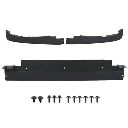 G-PLUS Front Air Dam Spoiler Complete Kit with Mount Hardware Compatible with 2005-2013 Chevy C6 Corvettes 3 Piece Spoilers