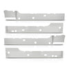 G-PLUS Pair Door Inner Rocker Panel, Compatible with Ford F150 Extended Cab 4 Door 2004-2008, LH Driver & RH Passenger 2PCS, Gray