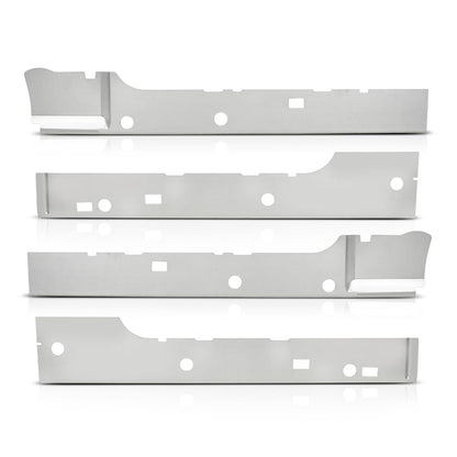 G-PLUS Pair Door Inner Rocker Panel, Compatible with Ford F150 Extended Cab 4 Door 2004-2008, LH Driver & RH Passenger 2PCS, Gray