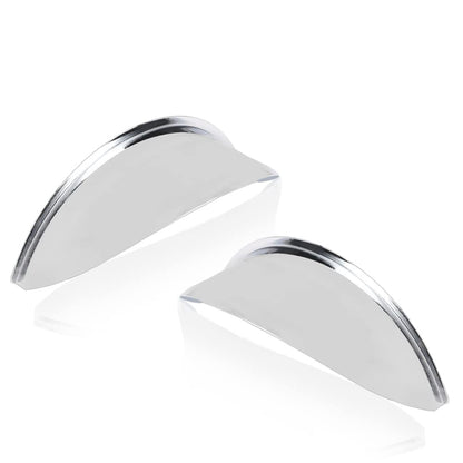 G-PLUS Headlight Headlamp Visors Pair 7" Heavy Duty Chrome Shields Trim Caps