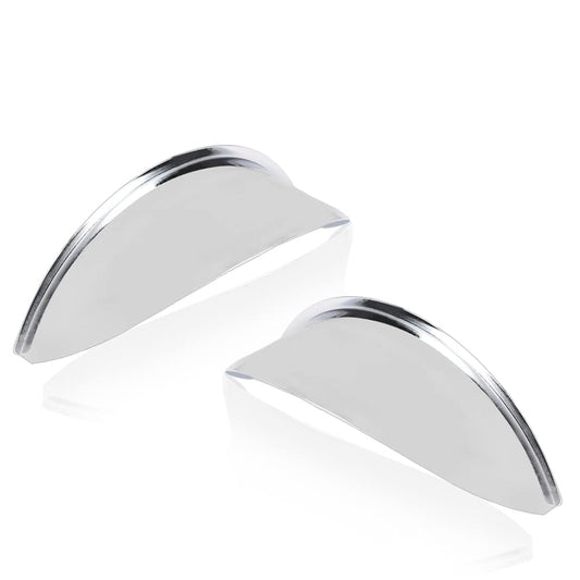 G-PLUS Headlight Headlamp Visors Pair 7" Heavy Duty Chrome Shields Trim Caps
