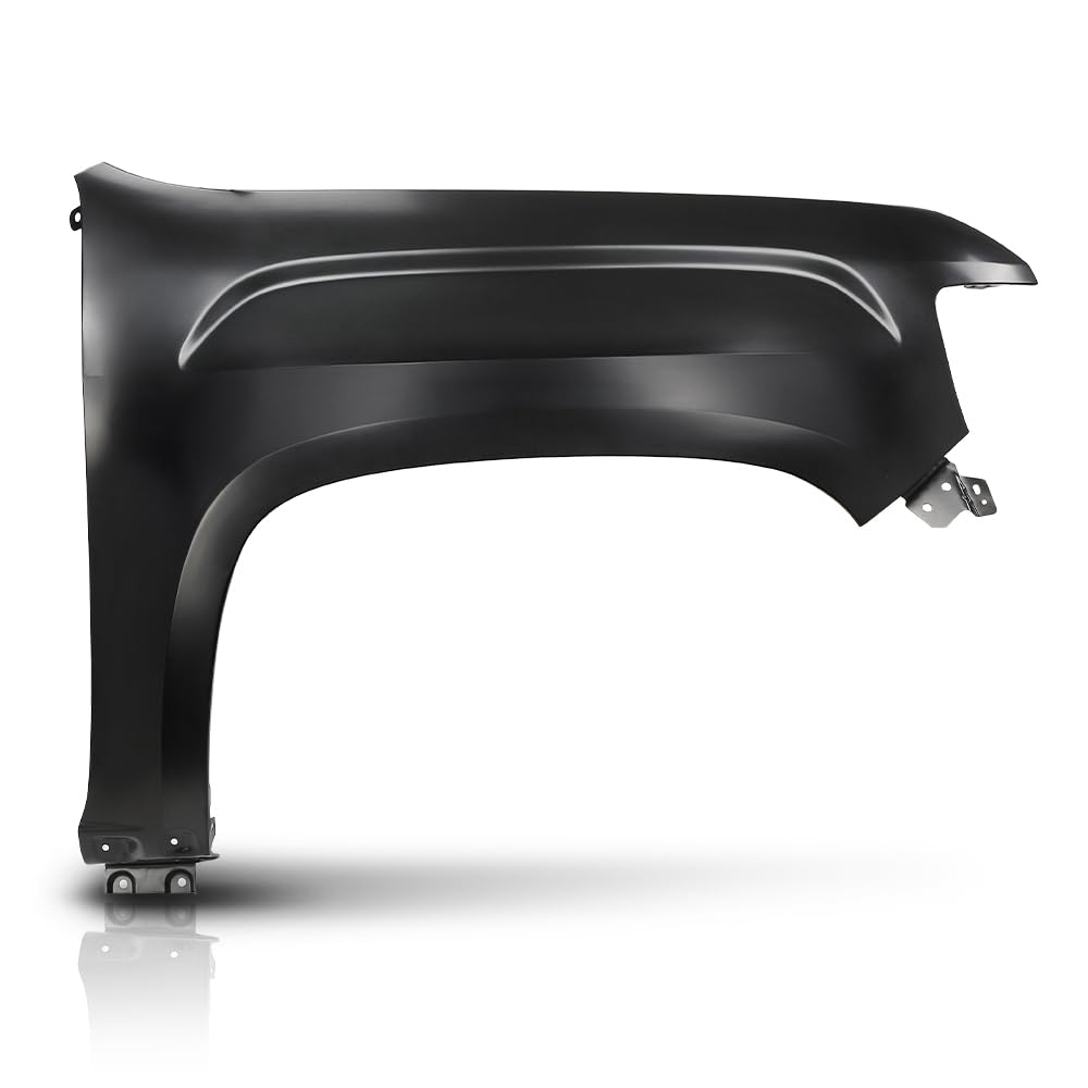 G-PLUS Fender Front Right Side Compatible with GMC Canyon (submodel: Base, SL, SLE, SLT) 2015-2020, Fit GMC Canyon Denali 2017-2022 GM1241405, 23373628 Primed Black