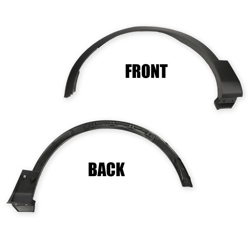 G-PLUS Front Left Fender Flare Compatible with Ford Explorer 2011-2015, Left Driver Side Wheel Fender Arch Molding Trim, BB5Z16039AA, Textured Factory Style