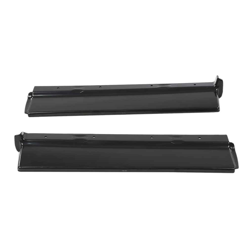 G-PLUS Front Bumper Fillers Set Compatible With 1979-1985 Eldorado 4pcs Black Painted Front Bumper Fillers