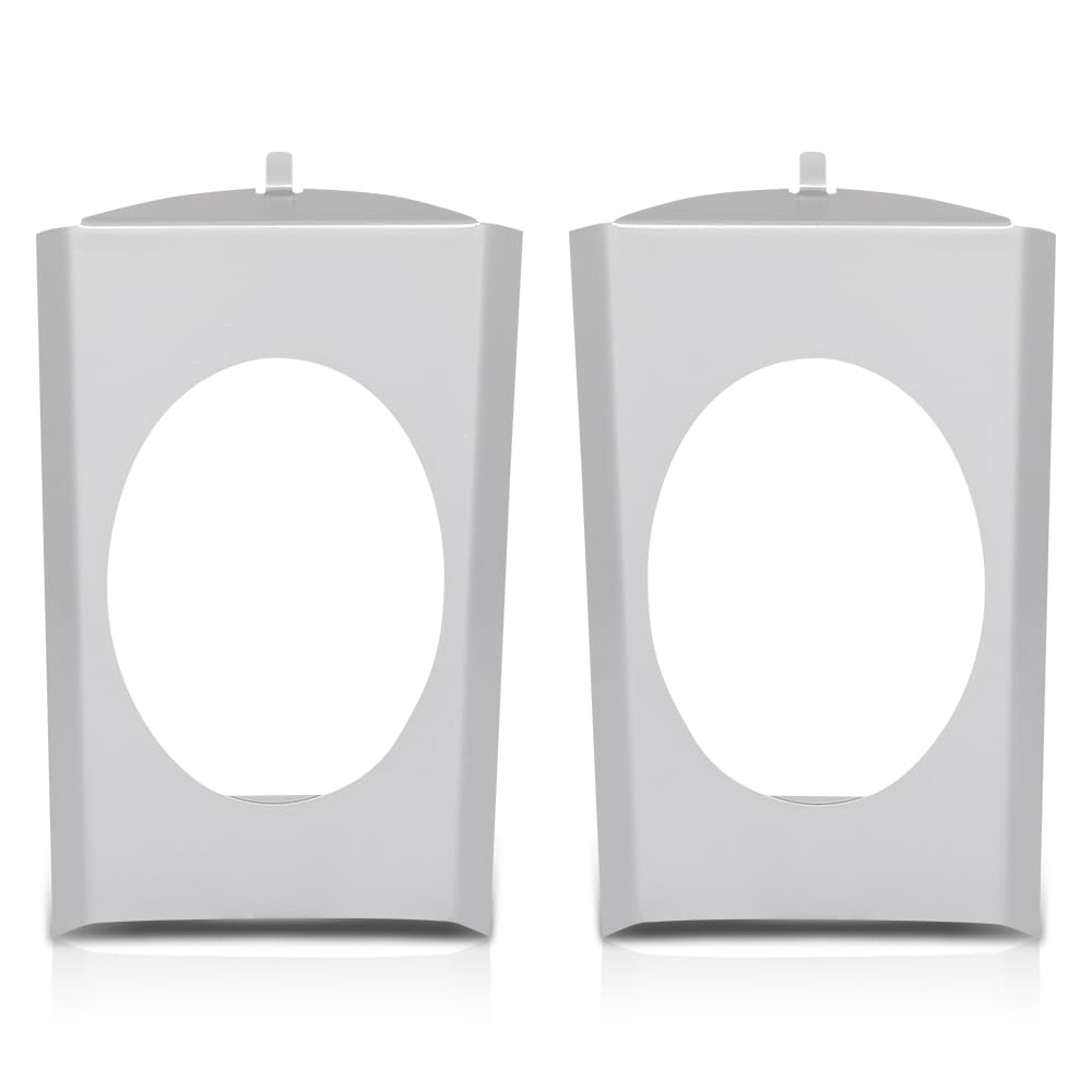 G-PLUS Behind Seat Cab Corner Speaker Mounting Brackets Compatible with Chevy GMC C10 Single Cab or Crew Cap Pickup 1973-1987, Fit 6x9 Speakers Silver