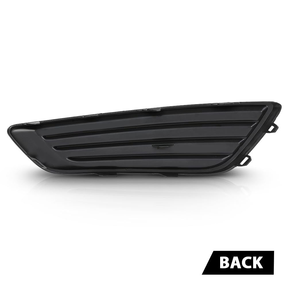 G-PLUS Front Right Fog Light Cover, Compatible with Ford Focus S 2015-2017/ Focus SE 2018, Passenger Side, F1EZ17B814A, FO1039150