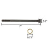 G-PLUS Cylinder Head Bolts Set Compatible with 2016-20 General 1000 (All Models) 2011-20 RZR 900 (All Models) 2014-20 RZR 1000 (All Models) 7519123 7520978 Cylinder Head Blots Studs 6pcs