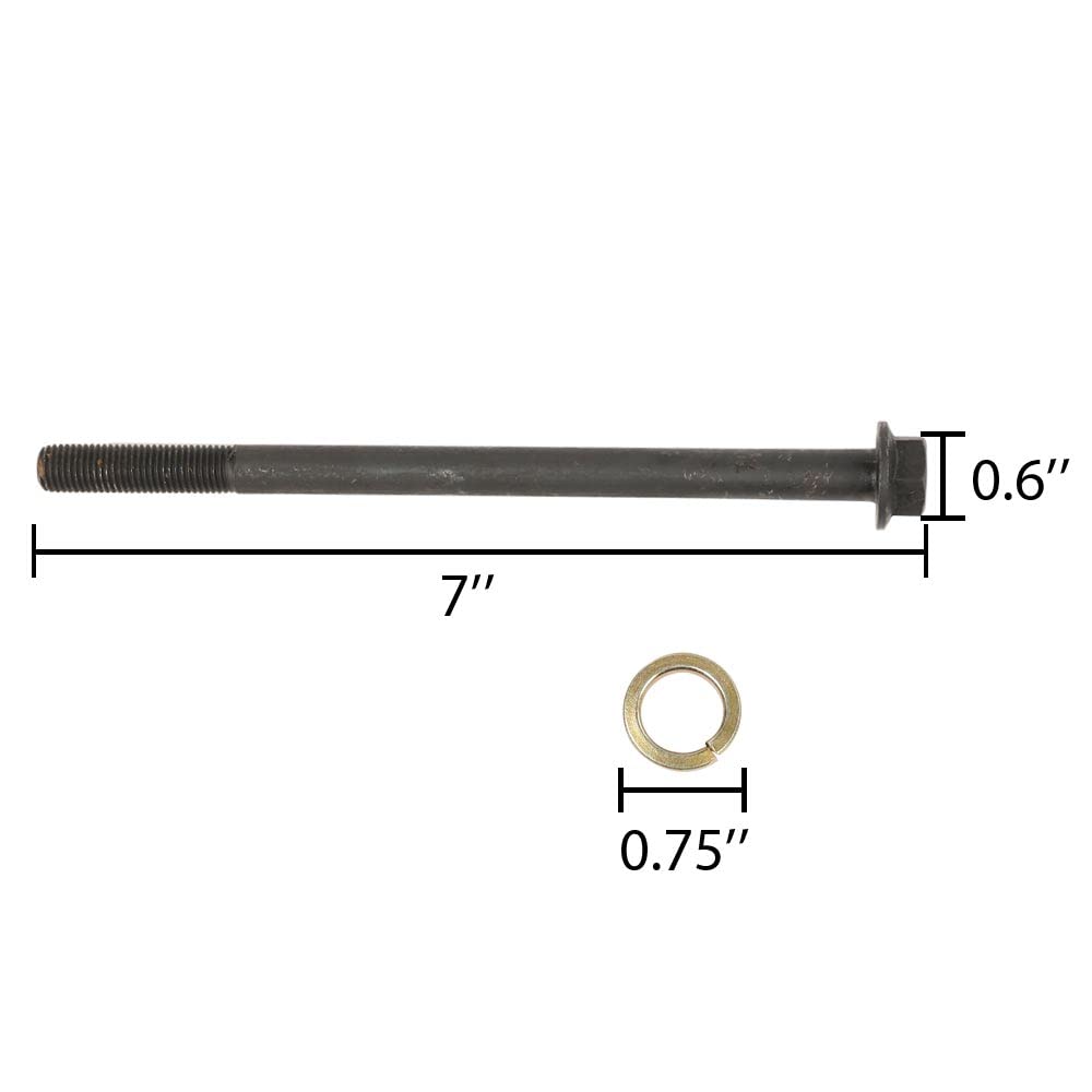 G-PLUS Cylinder Head Bolts Set Compatible with 2016-20 General 1000 (All Models) 2011-20 RZR 900 (All Models) 2014-20 RZR 1000 (All Models) 7519123 7520978 Cylinder Head Blots Studs 6pcs