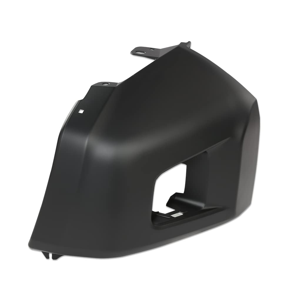 G-PLUS Front Bumper End Cap Plastic Textured Compatible with Toyota Tundra 2014-2020 W/O Parking Aid Sensor Holes，Fit for Models Without Park Assist System 521120C080, 521130C080 Left and Right