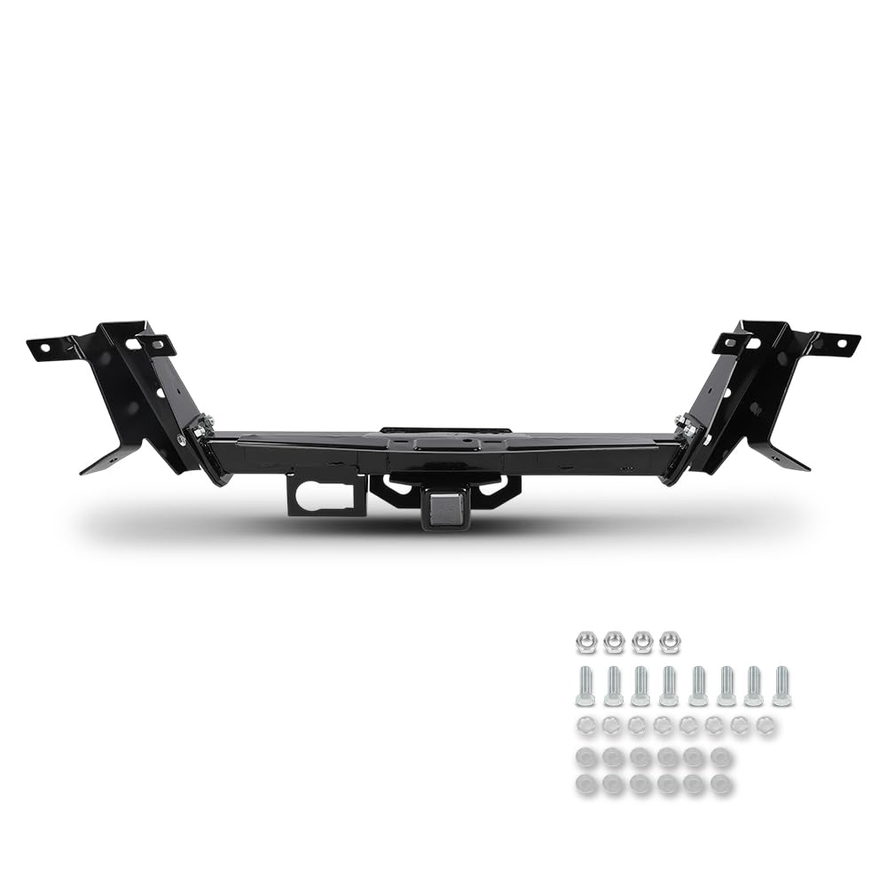 G-PLUS Rear Bumper Reinforcement Compatible with Ford F150 2009-2014 Fit Models with Towing and Base Payload Package 9L3Z17D826B, FO1106362 Black