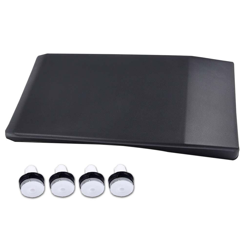 G-PLUS Exterior Pillar Moulding Trim Cladding Under Fuel Door Trim Moulding Left Driver Side Compatible with Ford Transit 150 250 350 2015 2016 2017 2018 2019