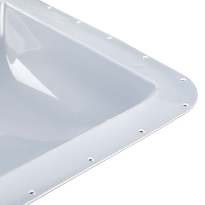 G-PLUS Skylight Cover Exterior Semi-Transparent Camper Skylight Compatible with Most models 17.5" X 26.75" Plastic Cover