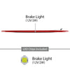 G-PLUS LED 3rd Brake Light, Compatible with Mini Cooper Clubman/Cooper Clubman 1.6L L4-Gas 2008-2013, Rear Third Lamp Red Lens, 63257167413