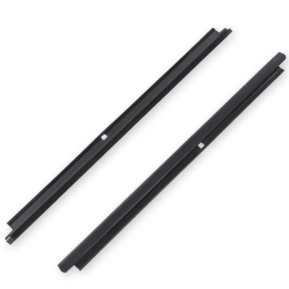 G-PLUS Black Rear Outer Window Sweep Felt Kit Compatible with Chevy Silverado GMC Sierra 1500/2500/3500 2001-2007,Fit Chevy Suburban Avalanche 1500/2500 2002-2006,Fit GMC Yukon 2001-2006 2PCS