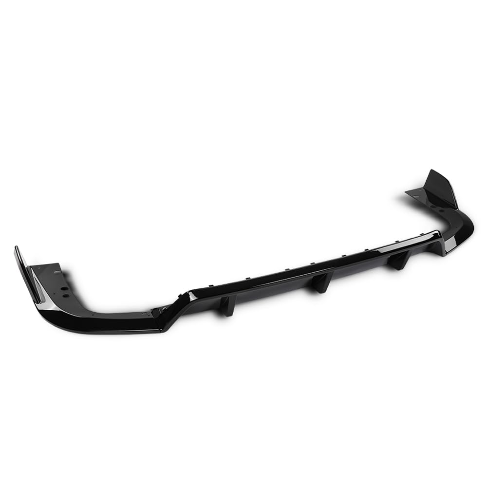 G-PLUS Rear Diffuser Compatible with BMW G05 X5 LCI M Sport Package Only 2019 2020 2021 2022 2023 2024 2025, Not Fit M Competition Rear Bumper Lip Diffuser Glossy Black