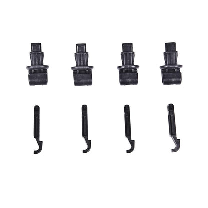 G-PLUS Black Sunshade Hook Clips Replacement Compatible with 2005-2010 Odyssey Sliding Door Holder 83715SHJA21ZA Sunshade Hook Set of 4