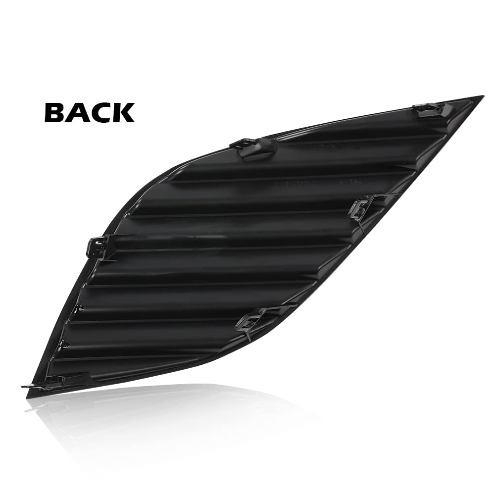 G-PLUS Front Bumper Fog Light Cover Bezel Left Driver Side Compatible with Toyota Camry SE XSE 2018–2020 Fog Lamp Covers 8148106180 TO1039211
