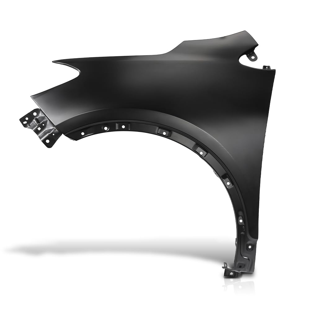 G-PLUS Fender Front Driver Side Compatible with Buick Encore (submodel: Base, Convenience, Leather, Premium) 2013-2016 without Turn Signal Light Hole 95031571, GM1240382 Black