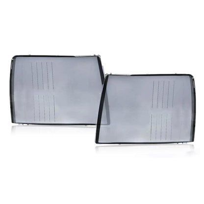 G-PLUS Front Headlight Lens Cover Compatible With 2007-2014 Chevy Silverad